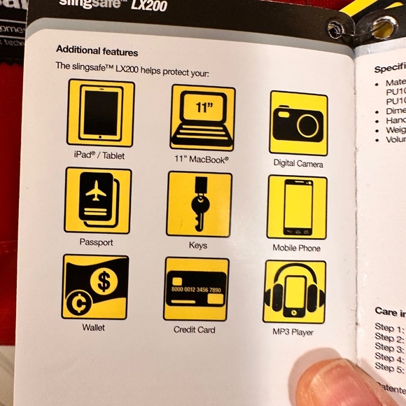 *BNWT* Pacsafe Anti-theft Tote - Picture 9 of 10